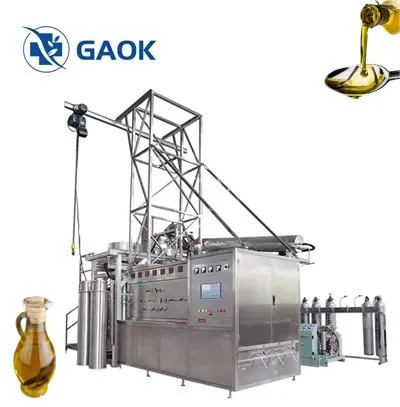 CO2 suyuqliklarini ekstraksiya qilish uchun uskunalar